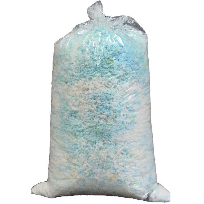 Shredded foam